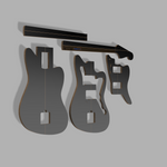 Fender Jazzmaster Style Guitar Template MDF 0.50"