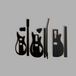 Gibson Modern Double Cut Guitar Template MDF 0.50"