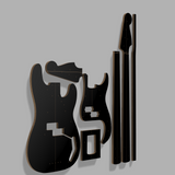 Fender Precision Bass '57 Bass Template 0.50" MDF