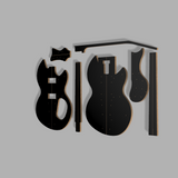 Gretsch Astro Jet Guitar Template MDF 0.50"