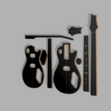PRS Mark Tremonti SE Tune-o-Matic Guitar Template MDF 0.50"
