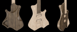 3D Guitar Model Aero 6 String .dxf file
